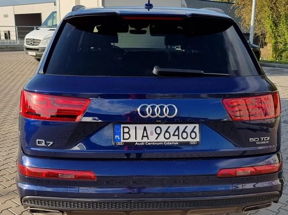 Audi Q7 cena 185000 przebieg: 155000, rok produkcji 2018 z Białystok małe 46